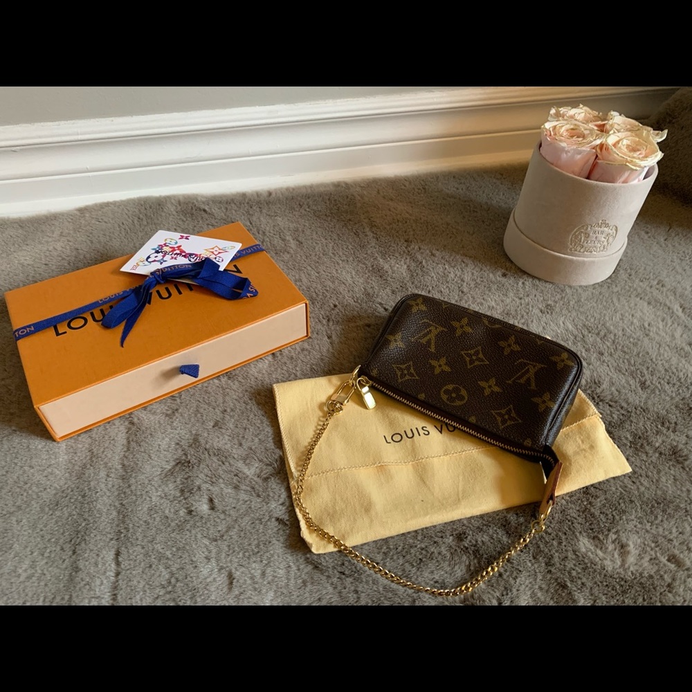Louis Vuitton Mini Pochette. Like new condition!